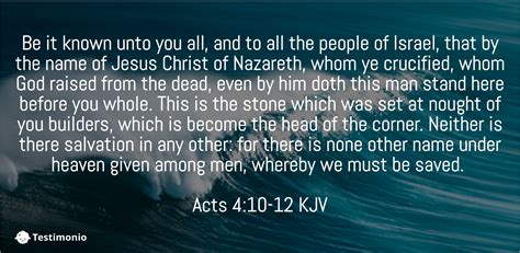 acts 4 kjv|Acts 4:10.